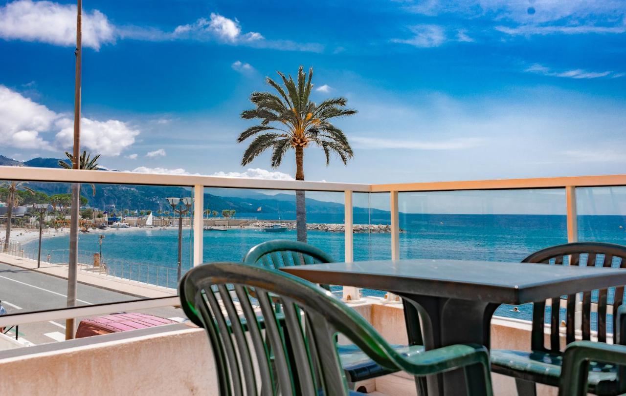Hotel Et Appartements Reine D'Azur Roquebrune-Cap-Martin Bagian luar foto